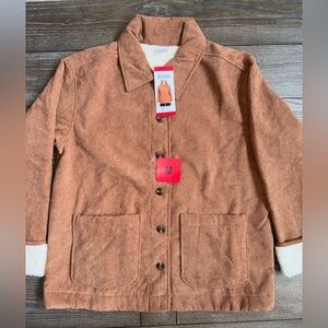 Boston Traders women's sherpa-lined corduroy jacket